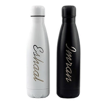 Vacuum Bottle Name Engraved