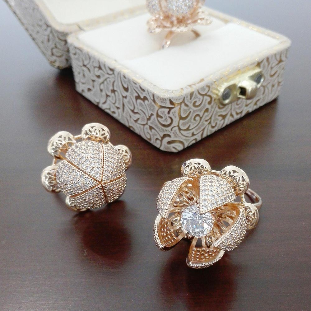 Flower Bloom Ring With Box - My Art